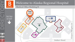 Alaska Regional Hospital Map